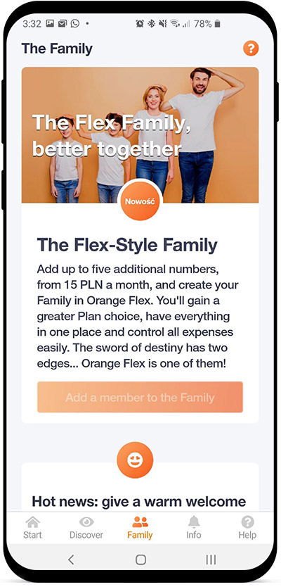 Orange Flex App