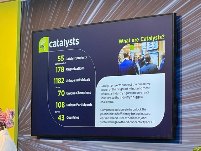 Catalysts screen at DTW2023