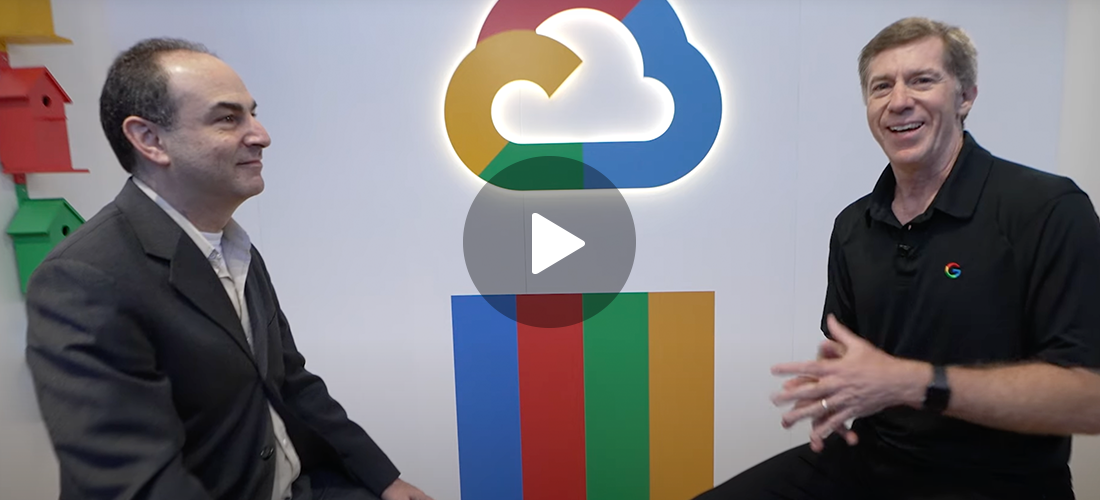 Marc Price, CTO of MATRIXX, with Google Cloud's Brian Kracik