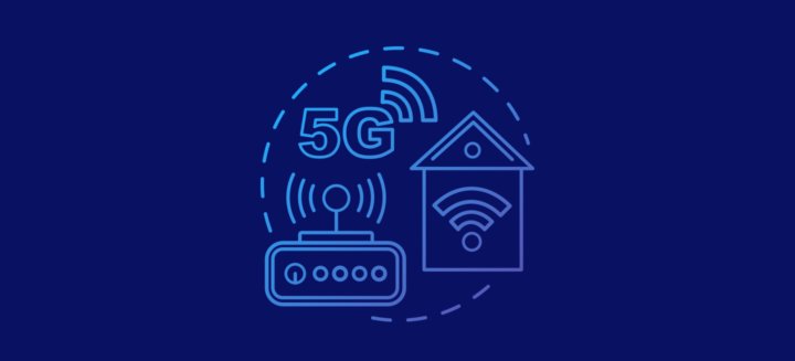 Fixed wireless access concept icon. Global coverege. 5G technologies idea thin line illustration. Mobile internet. High-speed connection.